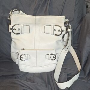 Vintage 2005 Coach Soho Slim Shoulder Bag And Wristlet